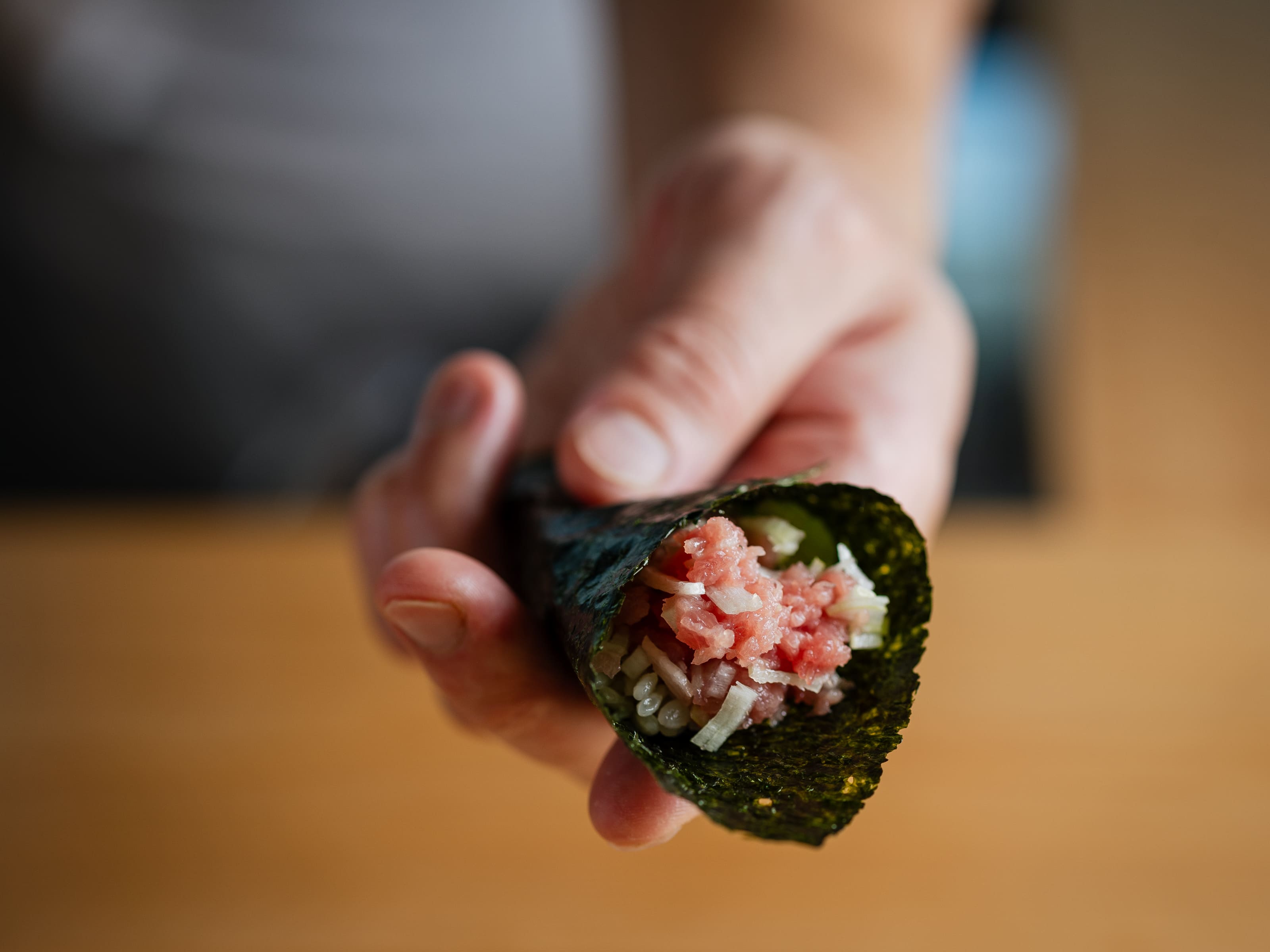 SUSHI SHIOGAMAKOU GINZA KIWAMI_All kinds of Tuna Roll - Here is the bliss of tasting all in one bite.