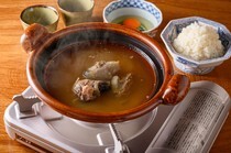 Fukusho_Ikejime Suppon Nabe (with rice porridge) - It provides all the flavor of suppon.