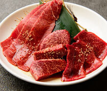 Yakiniku Motoyama Main Branch_Rare Cut, Lean Beef Three Variety Assortment - Two slices of each