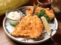 Kaisen-sumiyakidokoro Genya_Fried Horse Mackerel - Today's recommendation. 