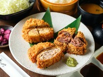 Kimukatsu Ebisu Branch_Beef, Pork & Chicken Assorted Set Meal - Popular even overseas! Find your favorite meat.