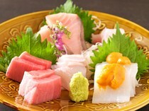 Obanzai Kappo Minoru_Assorted Sashimi (Omakase assorted 5 kinds of sashimi) - They are seasonal delicacies that can only be enjoyed at that time.