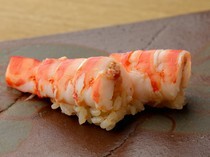 Kita_Japanese Tiger Prawn Nigiri - The aroma and rich flavor of high-class prawns are irresistible.
