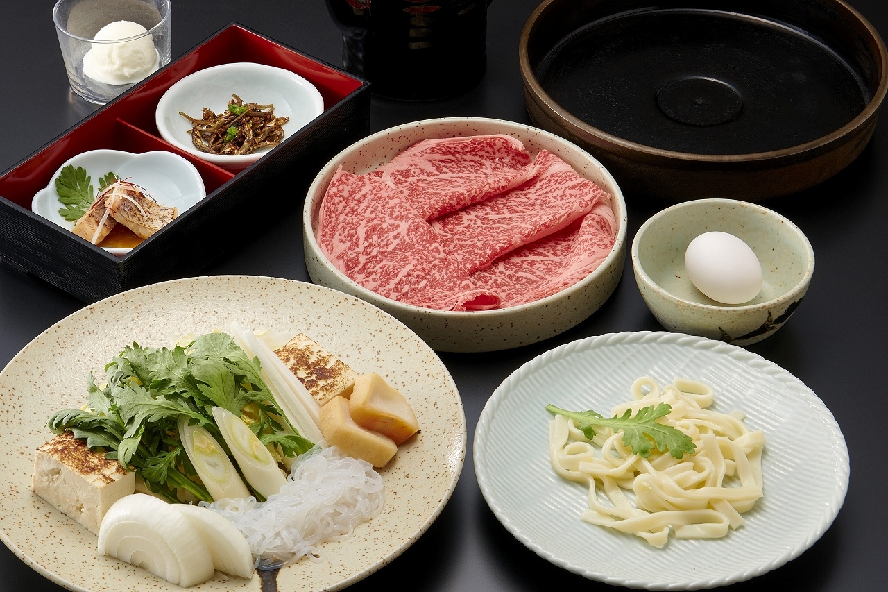 Syokudoen Namba Walk Branch_Kobe Beef Sukiyaki Course