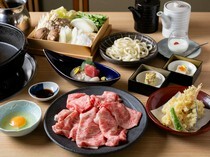 Shabu-shabu & Sushi Hassan_Matsusaka Beef Sukiyaki Course - A luxurious full-course meal to enjoy Matsusaka Beef, one of Japan's three major beef.