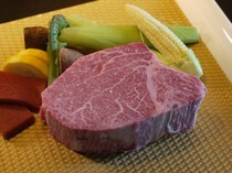 Sennaritei Shinkabou_Omi Beef Chateaubriand Steak Course 120g
