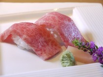 Sennaritei Shinkabou_Omi Beef Toro Nigiri Sushi
