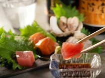 Ebisu Premium_Three kinds of Sashimi Assortment - Enjoy the bright flavors.