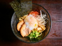 es Craft_Oil Soba (noodle) for Beer Lovers - The perfect choice for the last dish at the Beer Bar. Most popular menu since its opening. 