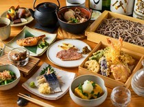 Yamagata Soba Saryo Tsukinoyama_The Head Chef's Choice Course - Savor the seasons of Japan, including handmade soba.