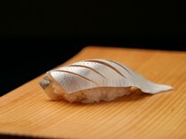 Sushikatsu_Kohada (Gizzard Shad) - A classic Edomae sushi made with the perfect balance of the marinating method.