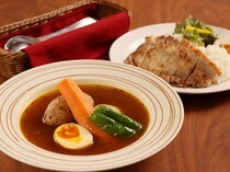 Kaiyotei Koshiji_Tonteki and Japanese Soup Curry - Uses plenty of the blessings of Hokkaido