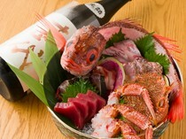 Sosaku Ryori Matsu_Assorted Sashimi - You can order the fish you want!