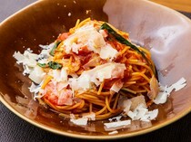Italiana Tavola D'oro Ginza Mitsukoshi Branch_Spaghettini with Sicilian Rouge and Basilico Tomato Sauce - Classic pasta in Italian restaurants.