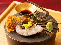 Hikizan_Ise Lobster Sashimi - You will be delighted by the taste and texture of premium seafood.