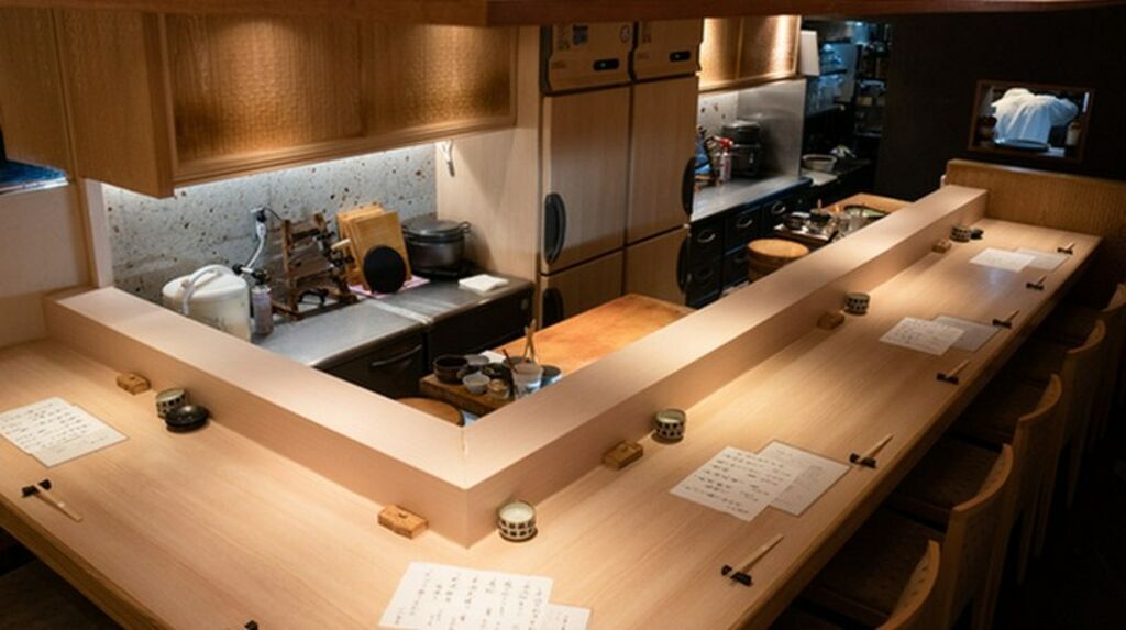 Sushi Senzu Kitashinchi Souhonten_Inside view