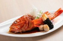 Sakanaya Soma Yanagawa Branch_Simmered Idiot Fish - Rich flavors are enhanced.
