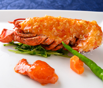 Chinese Cuisine Chikuen_Flavorful Steamed Lobster With Shrimp Sauce - Fully enjoy the umami of shrimp!