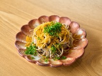 Shikiryori Kitagaichi_Karasumi Soba - Enjoy it as a sake accompaniment or a dish to finish your meal.