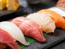 Roppongi Kicko_Nigiri Sushi - The best fish of the season, served with tasty rice.