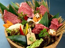 Wagyu no Kamisama_Kamisama no Okemori - Assorted selection of today's best meat.