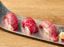 Kobe Beef DAIA Nihonbashi-Muromachi Branch_Kobe Beef Steak Sushi - made with extremely fresh ingredients