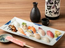 Kappo Sakaba Miotsukushi Tennoji Branch _10 kinds of Nigiri - Can be quickly enjoyed between drinks or dishes.