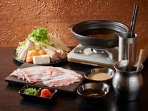 Yamakasafai Minowa_Shabu-shabu Course - eat and compare Motobu beef and Okinawa Agu pork