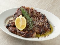il Cardinale Ginza Corridor Branch_"Bistecca alla Fiorentina" Florence traditional T-Bone steak - luxuriously grilled on lava stone