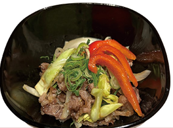 OKKII Shin-Fukushima Branch_Stir-fried Japanese Black Wagyu and Vegetables [Shinfukusima branch limited]
