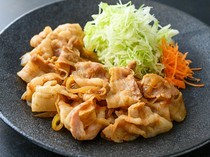 Yasuda Shokudo_Ginger Grilled Pork - Enjoy selected ingredients.