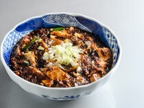 Nishiguchi Sakaba Homerun_Sichuan Mabo Tofu with Aged chili bean sauce (normal or spicy) - Savor the authentic spiciness.