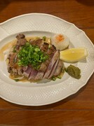 Sumibi Yakitori BOND_Kagoshima Shukei (special chicken) Tataki - Refreshing and delicious.