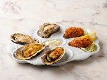 8TH SEA OYSTER Bar Shibuya Hikarie_Hot Oyster Platter -  Enjoy the best of oysters prepared in a variety of ways.