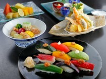 Kawagoe Kousushi_Vegetable Course - Seasonal vegetables energize you! A variety of nourishing flavors are packed.