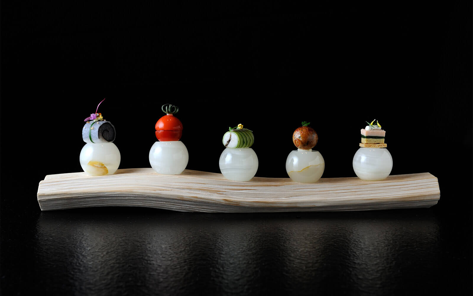 Chef Hamada’s masterpiece Five Flavors of Delight